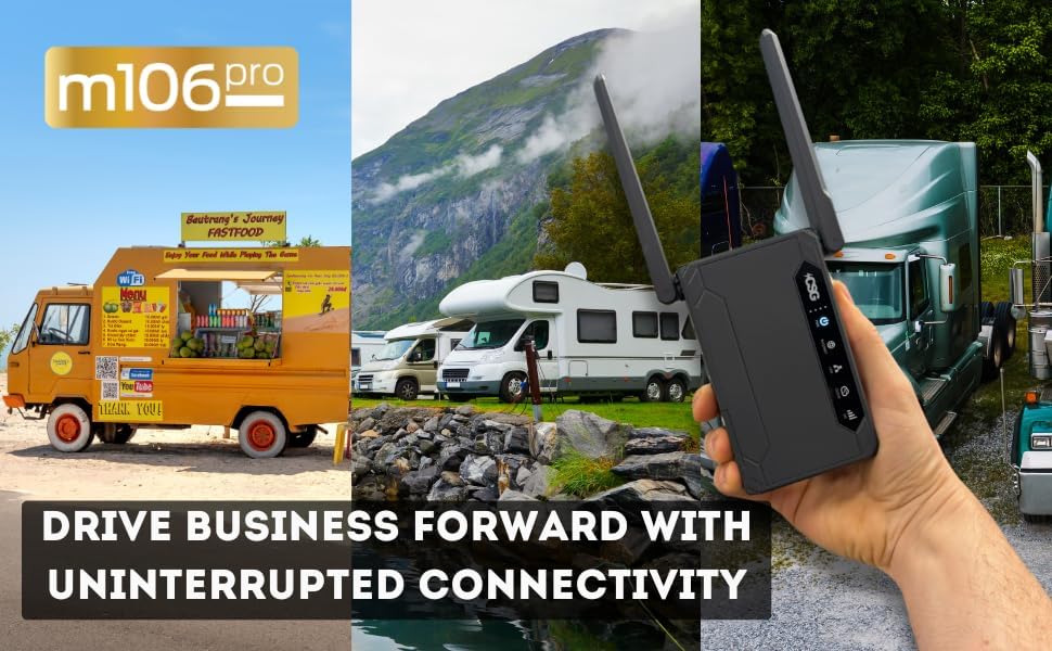 CSG m106 Pro 4G LTE Dual SIM Router thumbnail